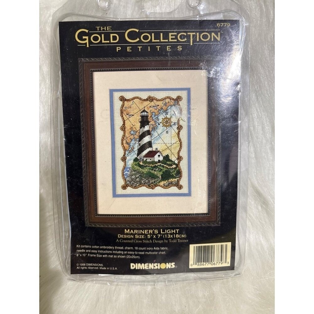 Dimensions Gold Collection Mariners Light Cross Stitch Kit 5" x 7" Design